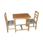 Vanda 3 Piece Dining Set Pine & Ply