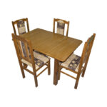 Dees 5 Piece Dining Set Teak