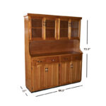 ANDO 62" 4 DOOR (SHORT) Complete Kitchen Unit [Cedar & Ply]