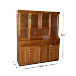 ANDO 62" 4 DOOR (2 SHORT & 2 LONG) Complete Kitchen Unit [Cedar & Ply]