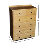 Vanda 6 Drawer Chest Of Drawers No Mirror 32"