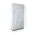 SHELLO 2 Door Detachable CUPBOARD TOP Wardrobe [MDF]