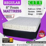 FULL (4x6) Size SILVERSUN 8" SnoozeRite Mattress [8" Low Density Foam] - (Double Sided)